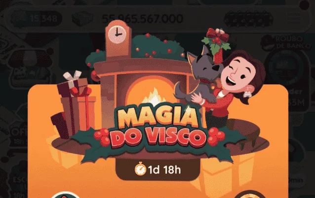 Evento Monopoly Go Magia do Visco (lista de recompensas)